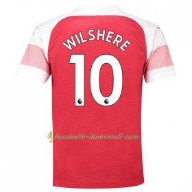 Günstige Fußballtrikots Arsenal Wilshere 10 2018-2019 Kurzarm Heimtrikotsatz kaufen